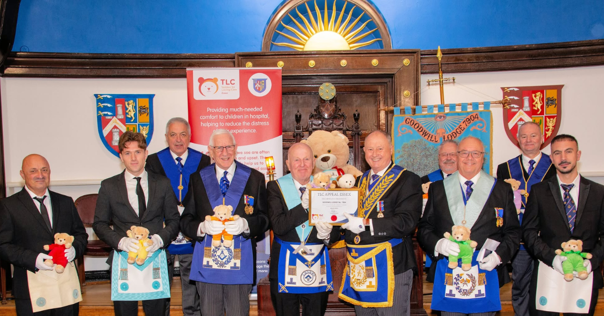 Goodwill Lodge Recognised as Bronze Patron of TLC Essex Appeal