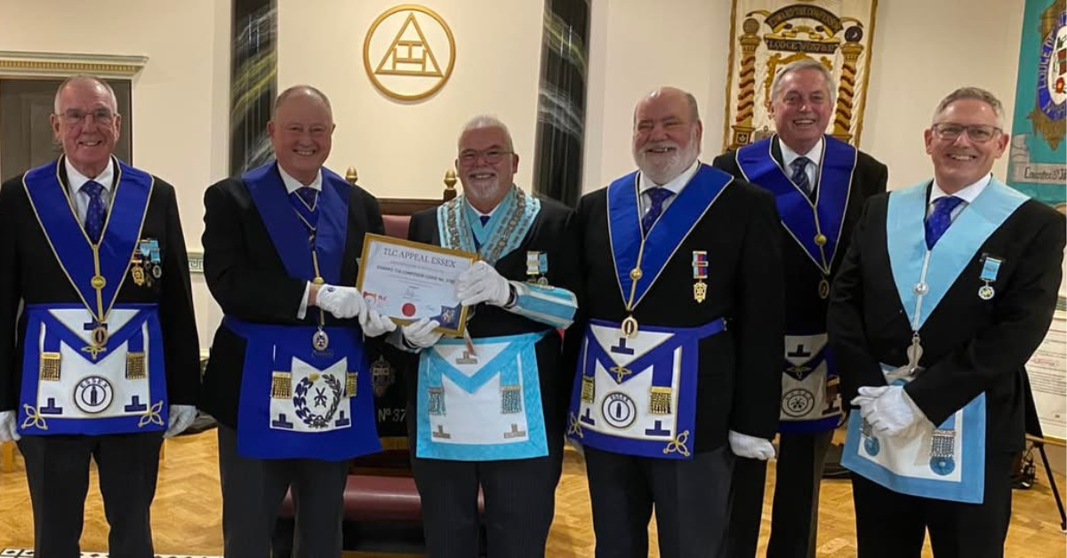 Edward the Confessor Lodge Welcomed as TLC Essex Patron