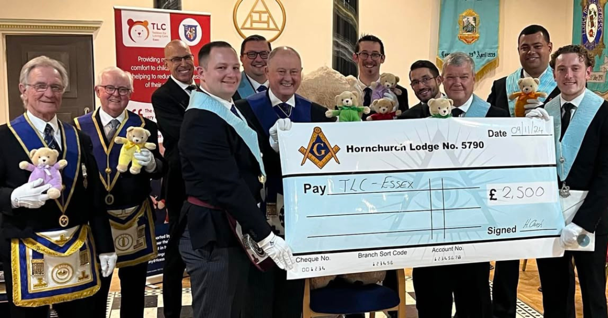 Hornchurch Lodge Joins the Ranks of Silver Patrons with Generous Donation