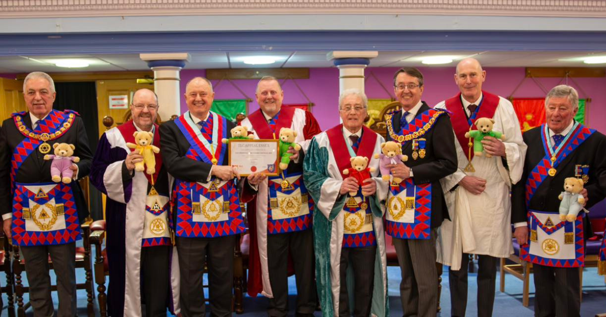 Essex Provincial Grand Stewards Chapter Recognised as Bronze Patron of TLC Essex