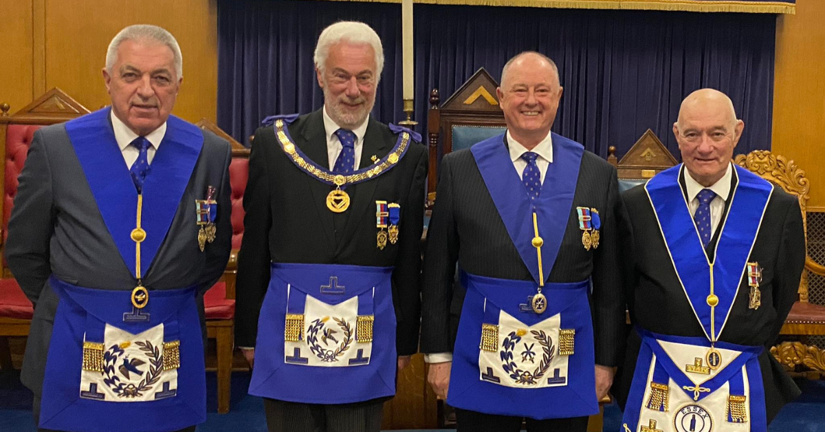 West Essex Lodge Donates to Four Charities – With All Four Chairmen Present!