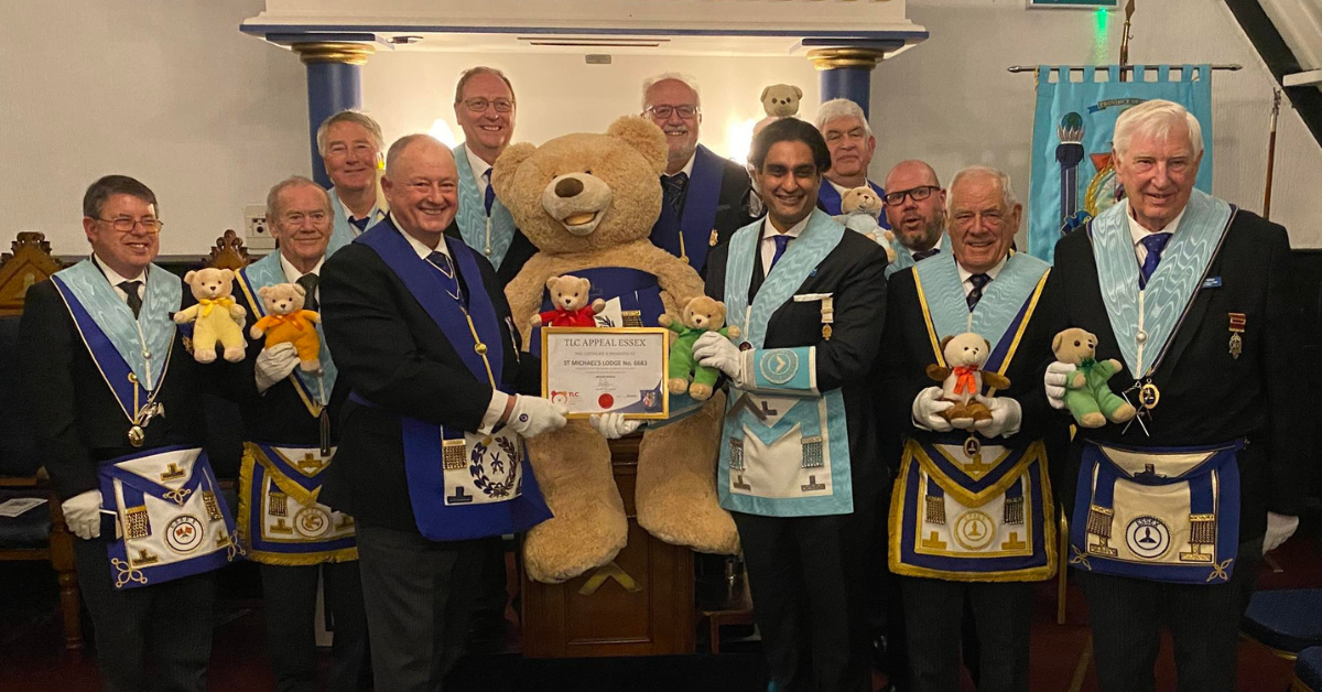 St Michael’s Lodge Honoured as Bronze Patron of TLC Essex Appeal