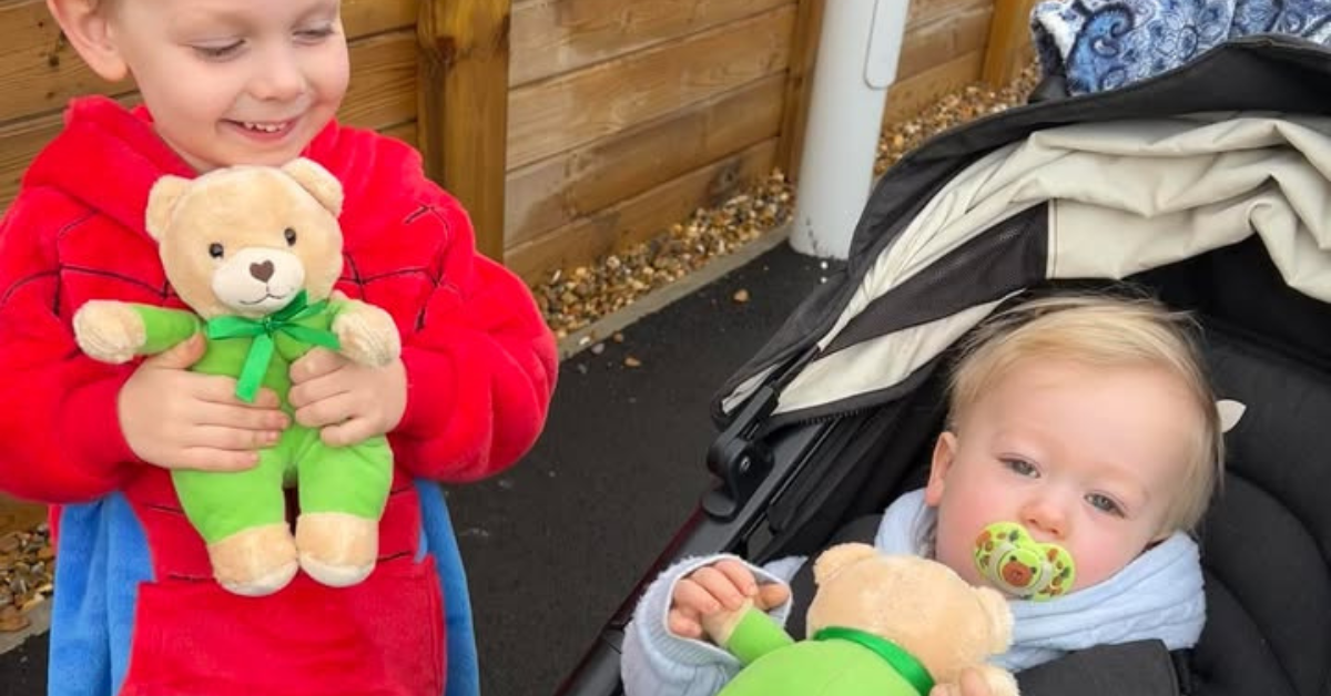“Thank You for My Teddy!” – A Message from Teddy & Alfie