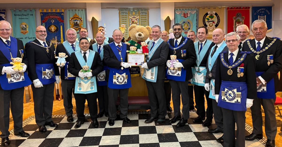 Saint Cedd Lodge Achieves TLC Essex Silver Patron Status